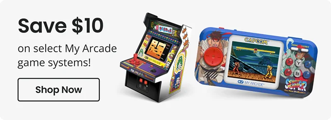 Save $10 on select My Arcade game systems! | Shop Now