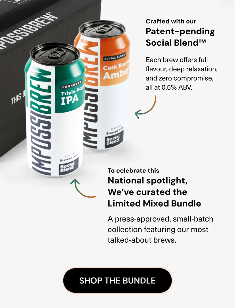 To celebrate this national spotlight, we’ve curated the Limited Mixed Bundle, a press-approved, small-batch collection featuring our most talked-about brews.