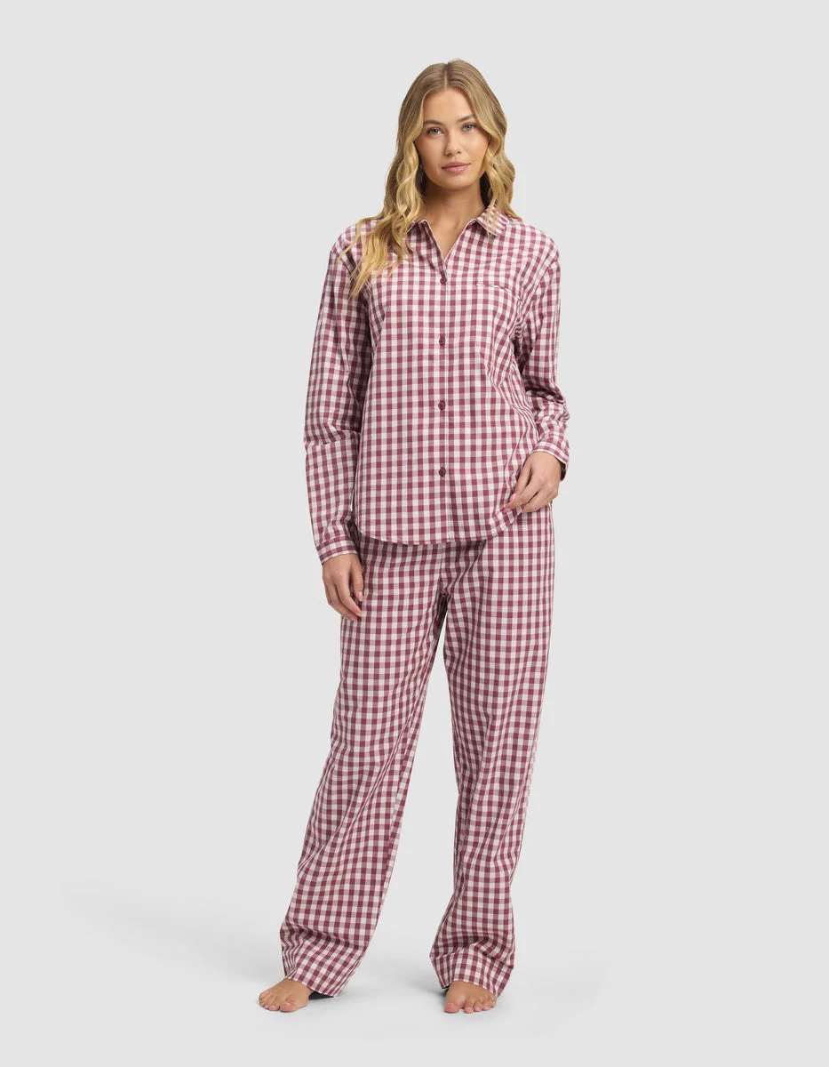 Image of Women's Sutton Long Sleeve Pajama Set Image of Women's Sutton Long Sleeve Pajama Set
