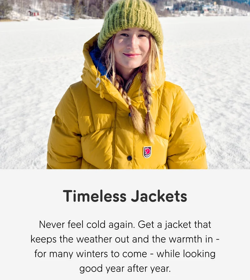 Jackets for the whole outdoor season