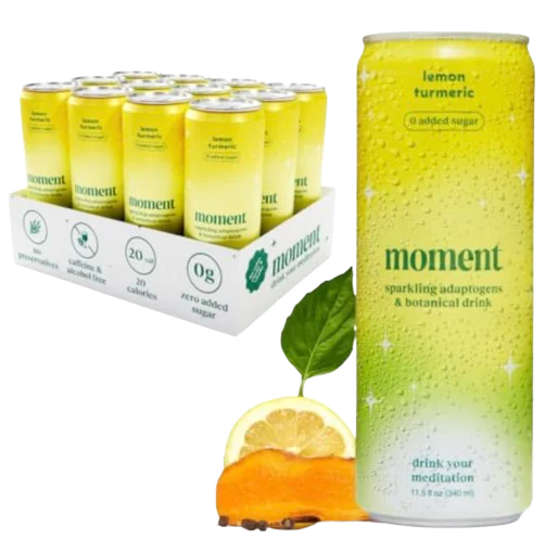 Image of Adaptogen Drink Lemon Turmeric Sparkling Soda (12 Pack)