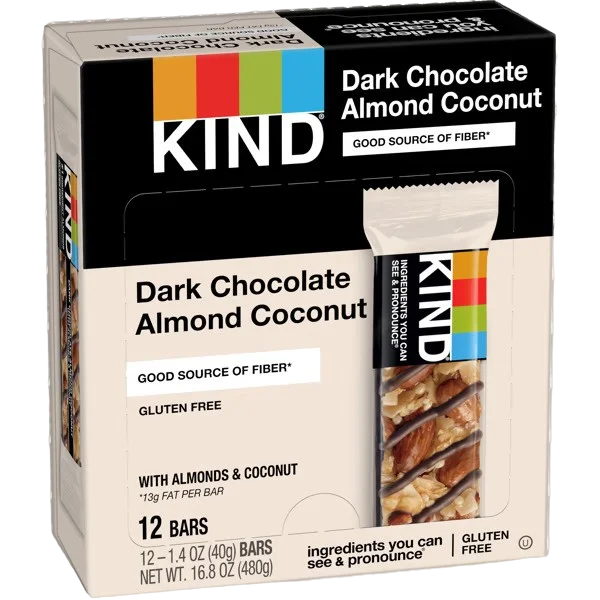 Image of Dark Chocolate Almond Coconut Bar (12 CT)