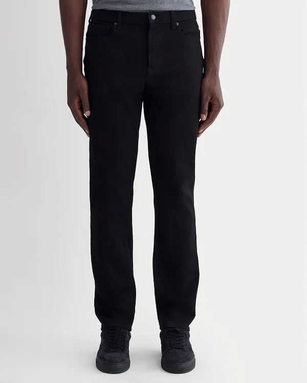 Image | The Relaxed 4-Way Stretch Organic Jean| Black
