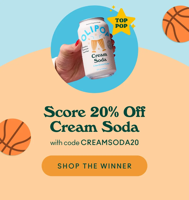 Score 20% Off Cream Soda with code discount code