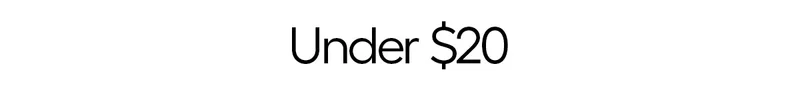 Under $20