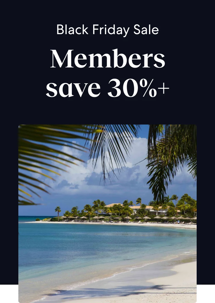 Shop Black Friday deals early with 30% off or more on select hotels for One Key members.