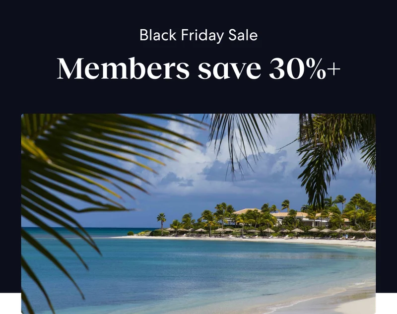 Shop Black Friday deals early with 30% off or more on select hotels for One Key members.