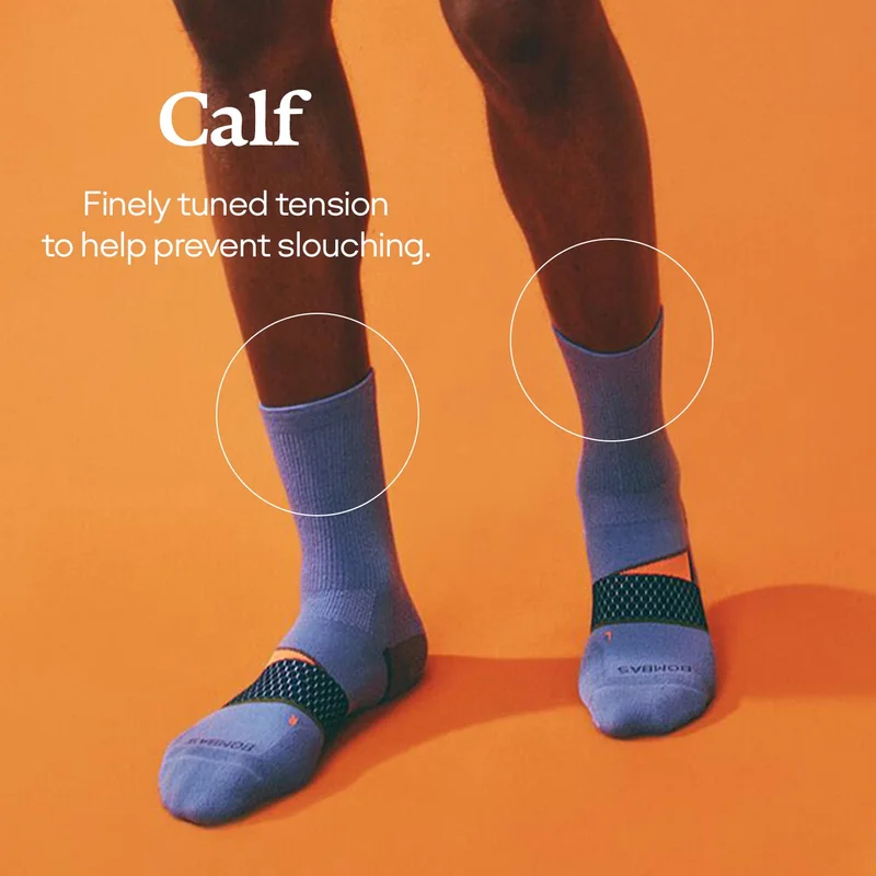 Calf | Finely tuned tension to help prevent slouching.