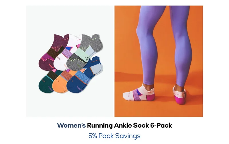 Women's Running Ankle Sock 6-Pack 5% Pack Savings