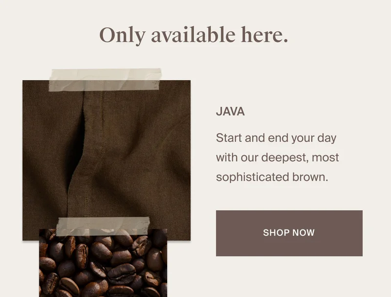Shop Linen in Java