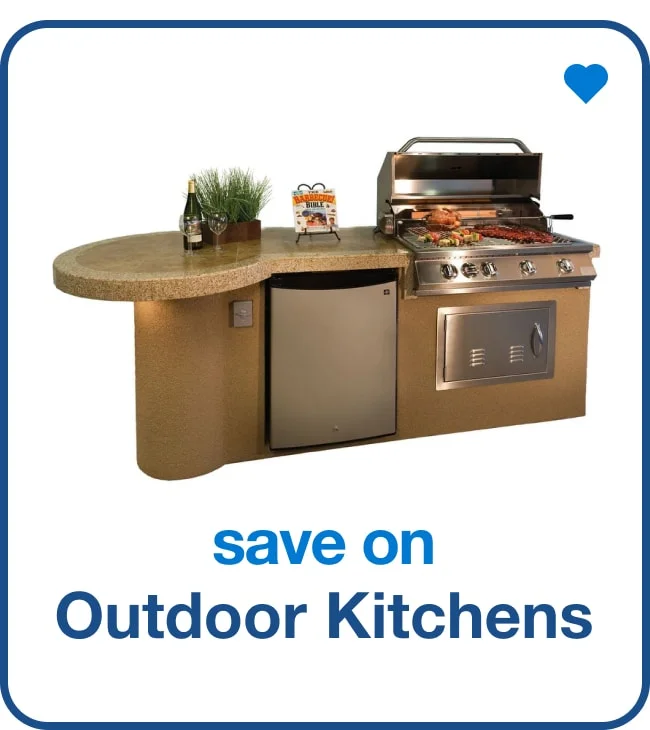 save on outdoor kitchens