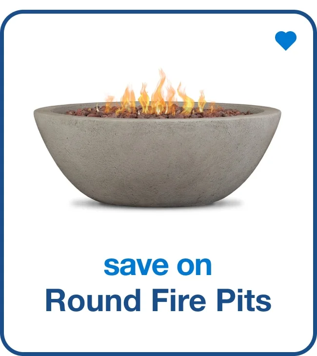 save on round fire pits