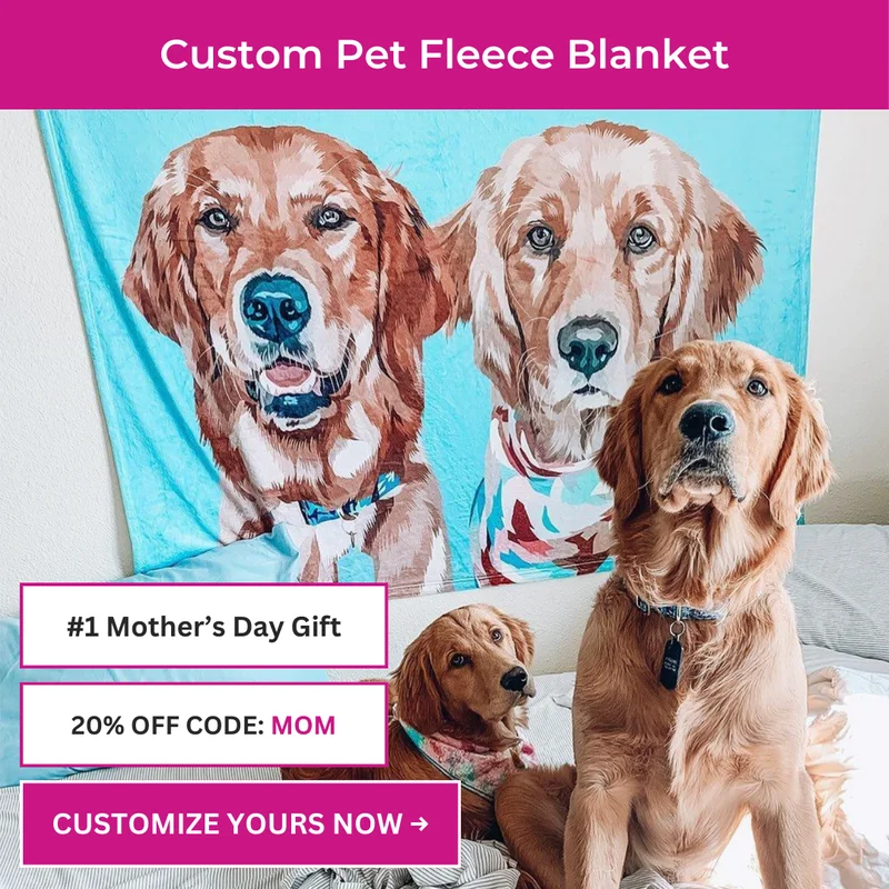 Custom Pet Fleece Blanket