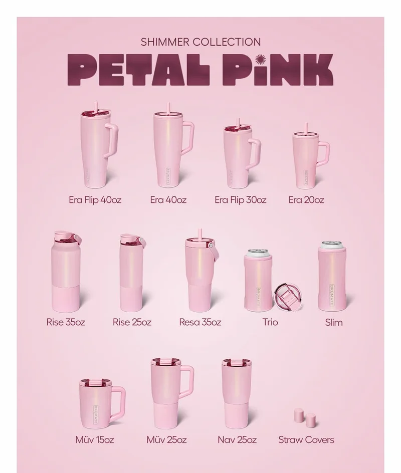 Shimmer Collection Petal Pink