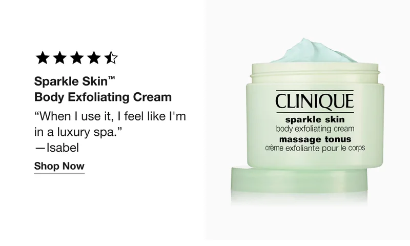 Sparkle Skin™ Body Exfoliating Cream | “When I use it, I feel like I'm in a luxury spa.” —Isabel | Shop Now