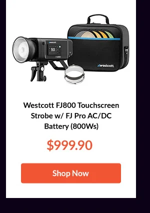 Westcott FJ800 Touchscreen Strobe w/ FJ Pro AC/DC Battery (800Ws)