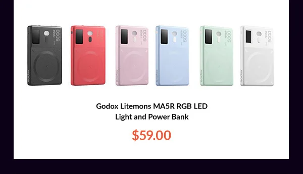 Godox Litemons MA5R RGB LED Light and Power Bank