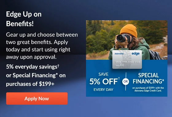 Edge Up on Benefits!​  Gear up and choose between two great benefits.​ | Apply Now