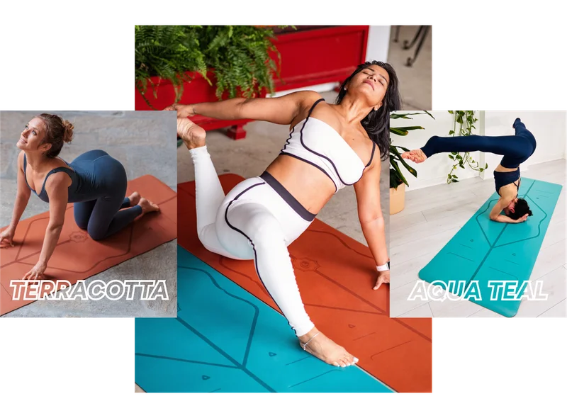 The latest from Liforme: Terracotta and Aqua Teal