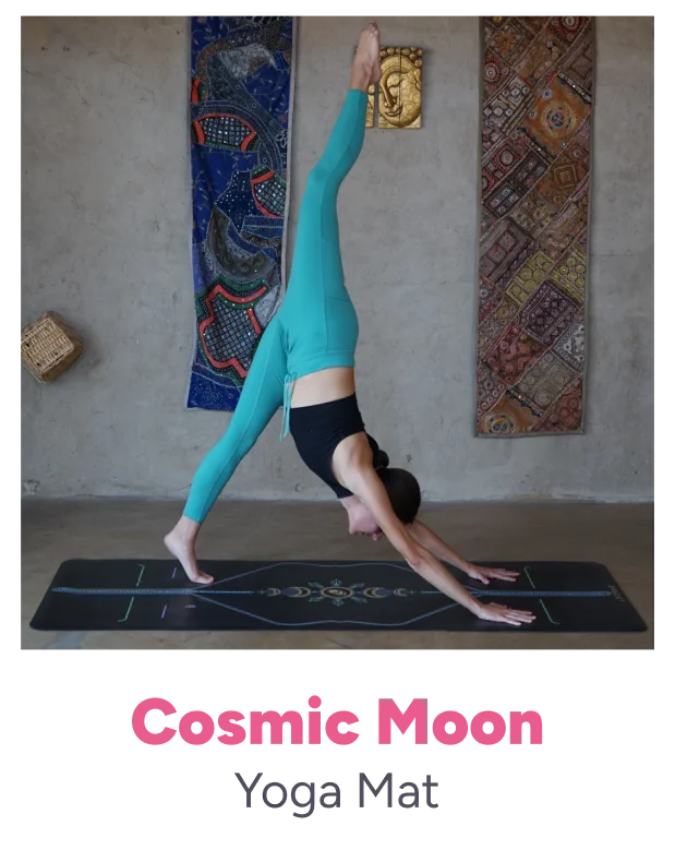 Cosmic Moon Yoga Mat