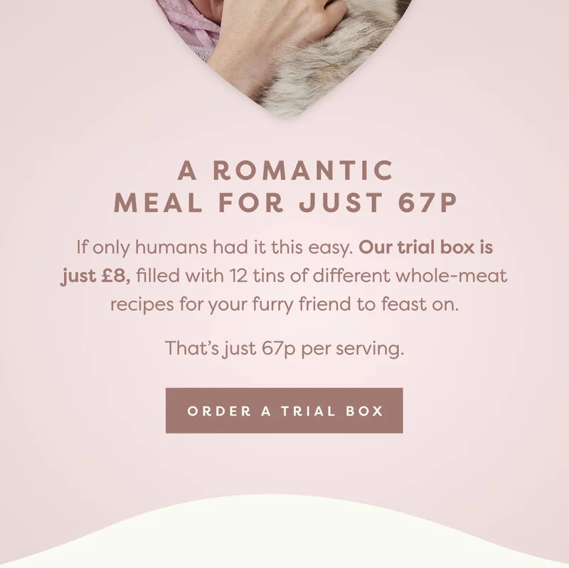 A romantic meal for just 67p...