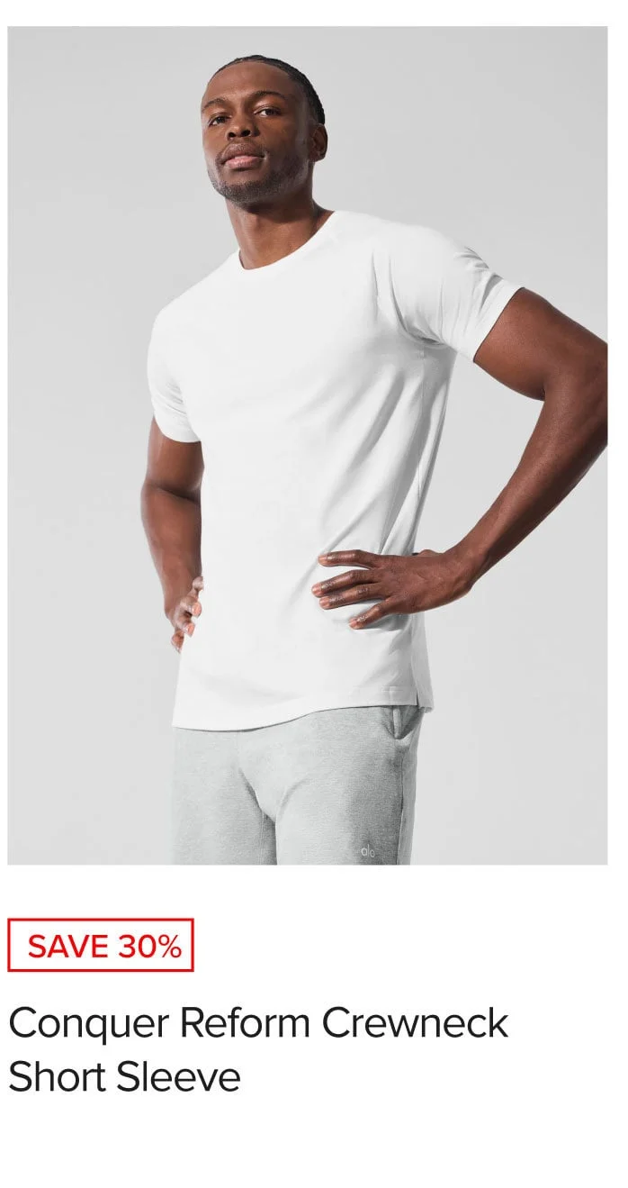SAVE 30%. Conquer Reform Crewneck Short Sleeve