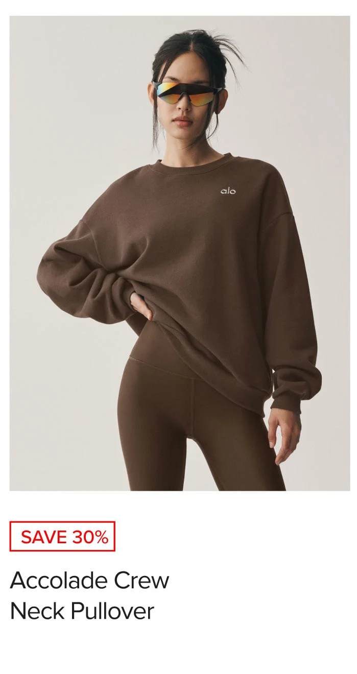 SAVE 30%. Accolade Crew Neck Pullover