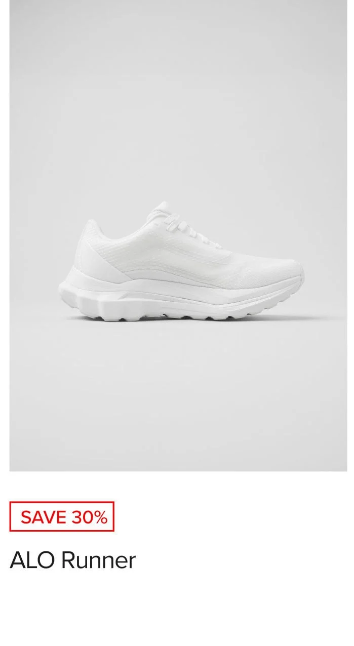 SAVE 30%. ALO Runner