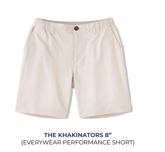 Everywear Performance Short: The Khakinators 8"