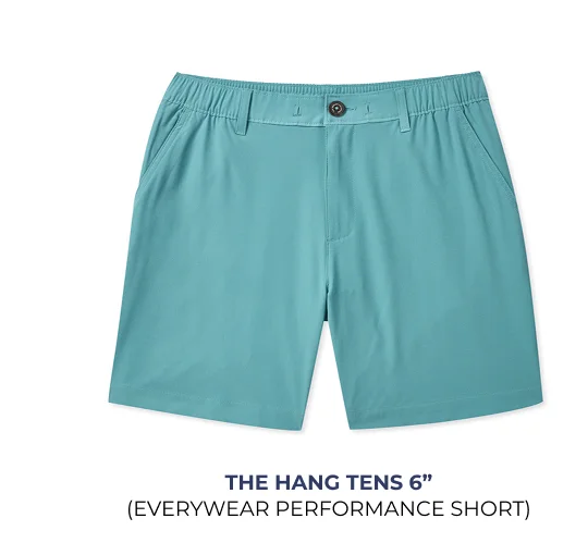 Everywear Performance Short: The Hang Tens 6"