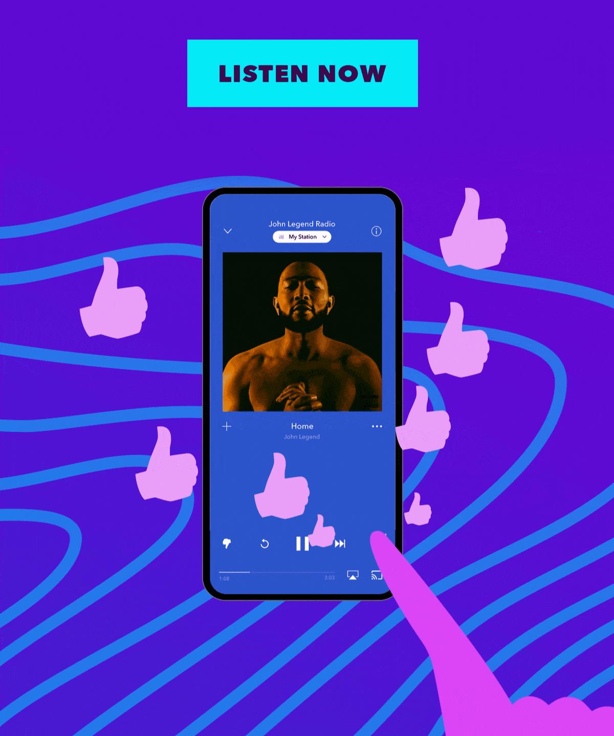 Listen to your Thumbprint Radio