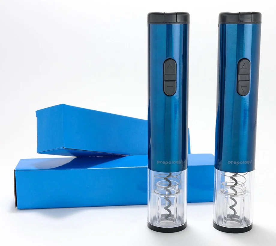 Prepology S/2 Battery Wine Openers w/ Foil Cutter and Gift Boxes