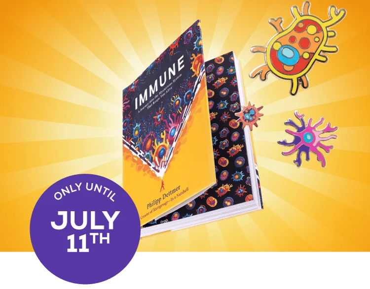Free Pin with your Immune Book order - only until July 11th!
