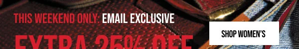Extra 25% off Shop Women's