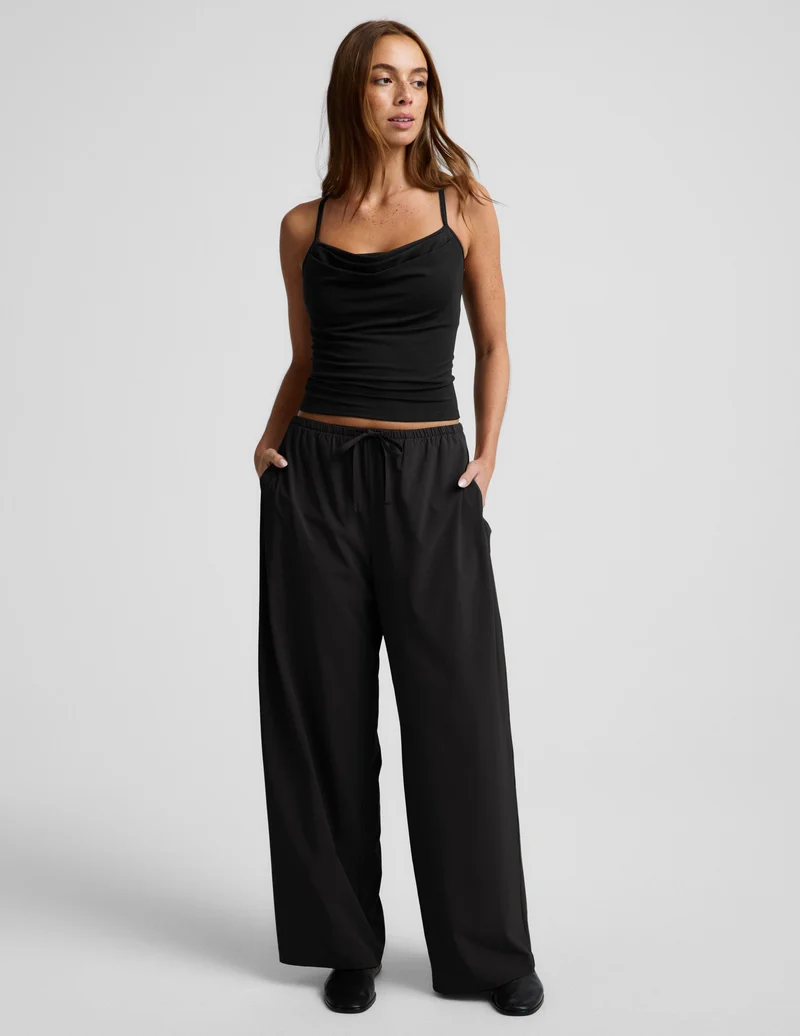 Image of Solstice Drawstring Wide Leg Pant 29