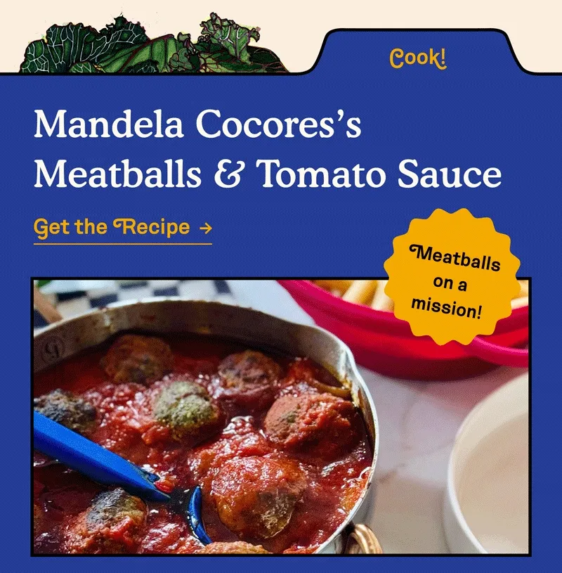 Mandela Cocores's Meatballs & Tomato Sauce