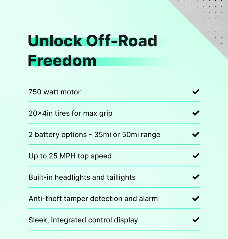 UNLOCK OFF-ROAD FREEDOM