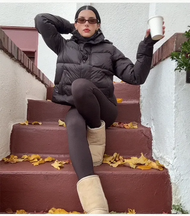 Big Cozy Hooded Puffer Jacket