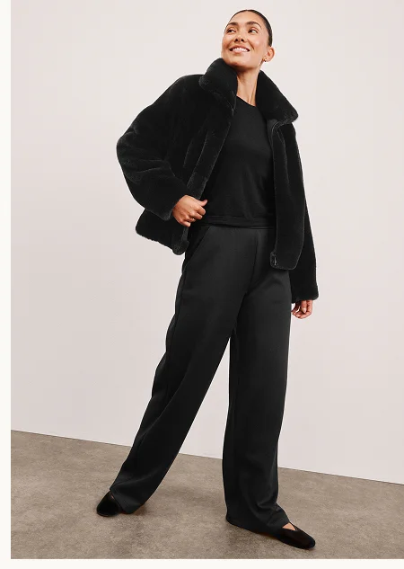 On The List Faux Fur Jacket
