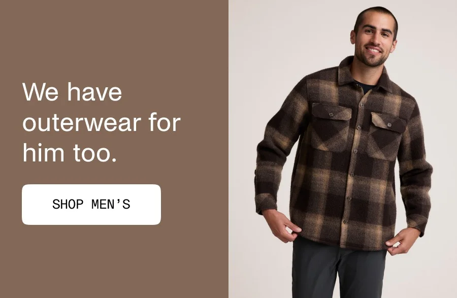 We have outerwear for him too.