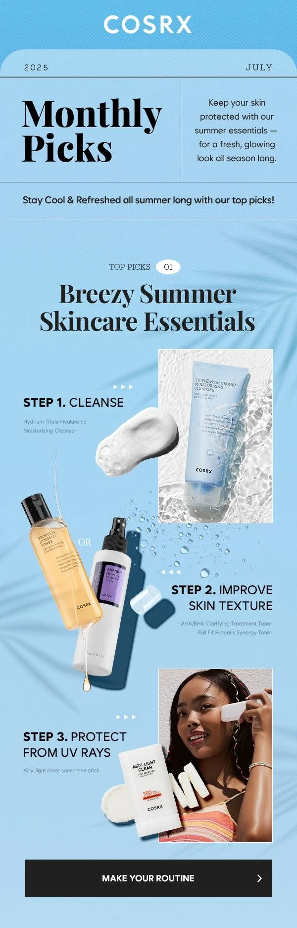 Monthly Picks! Stay Cool: Summer Skincare Essentials