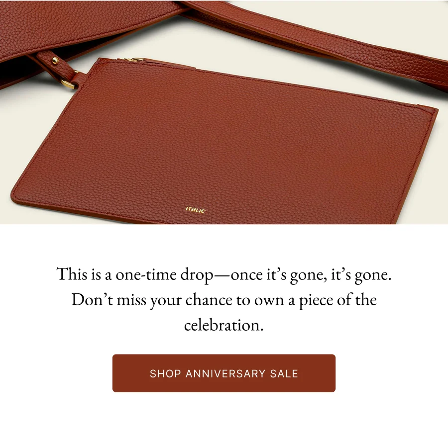 This is a one-time drop—once it’s gone, it’s gone. Don’t miss your chance to own a piece of the celebration. Shop Anniversary Sale