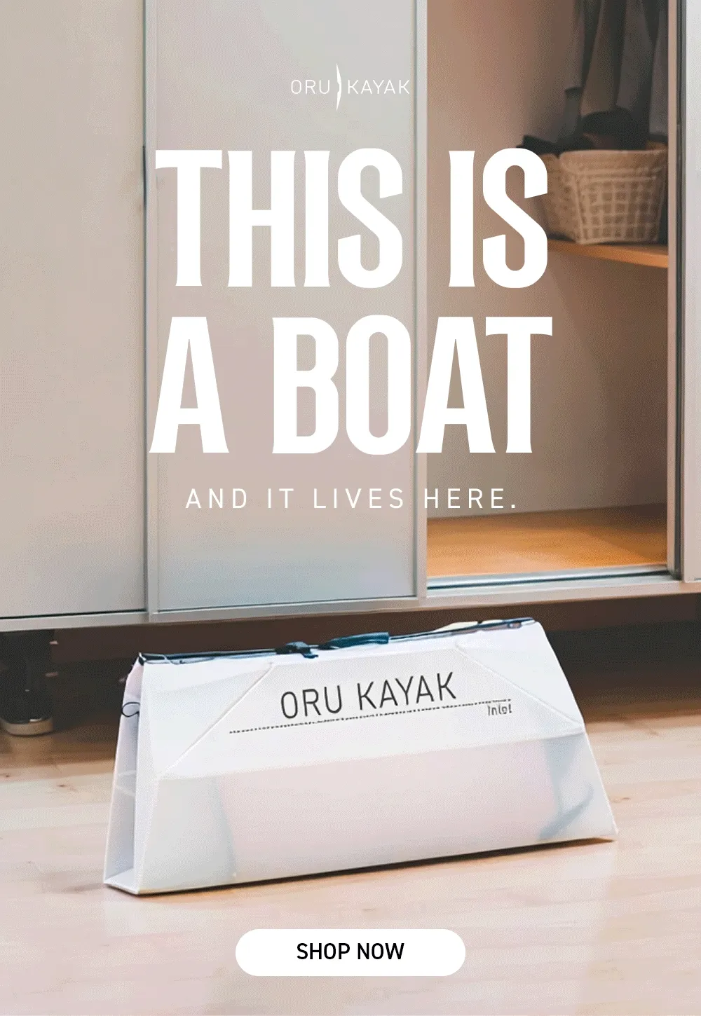 This is a boat. And it lives here...