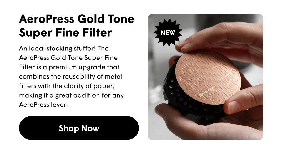 AeroPress Gold Tone Super Fine Filter