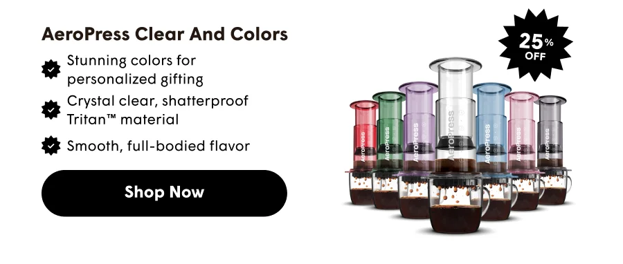 AeroPress Clear and Colors
