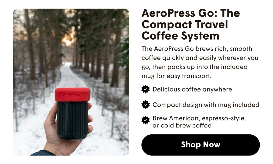 AeroPress Go: The Compact Travel Coffee System