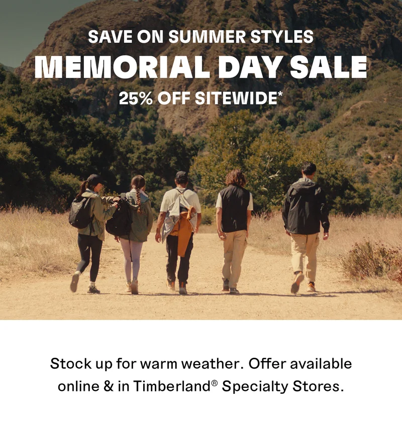 Save on Summer styles. Memorial Day Sale 25% off sitewide*