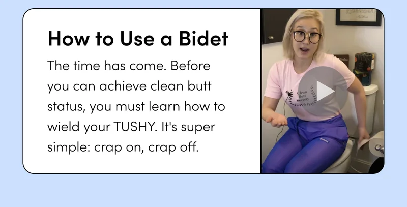 HOW TO USE A BIDET