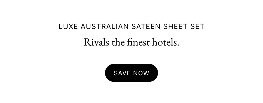 Luxe Australian Sateen Sheet Set Rivals the finest hotels.