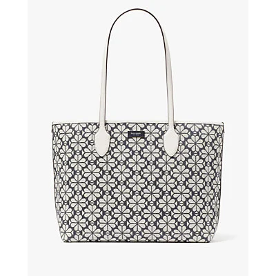 Spade Flower Jacquard Bleecker Large Tote
